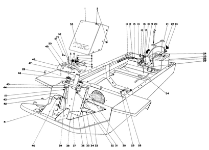 Instrument Panel And Steering Post Assembly Diagram and Parts List for 30775 300001 - 399999 Toro Lawn Tractor