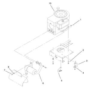Engine Assembly Diagram and Parts List for 71189 7900001 - 7999999 Toro Lawn Tractor
