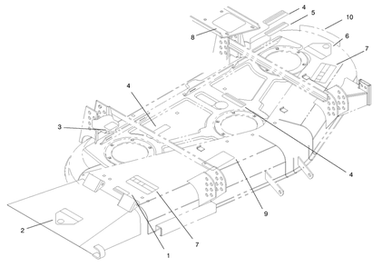 Decals Diagram and Parts List for 30773 790001 - 799999 Toro Lawn Mower