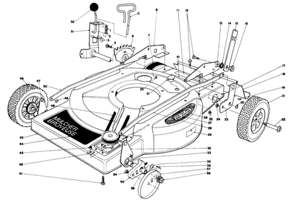 Housing Assembly Diagram and Parts List for 18095 9000001 - 9999999 Toro Lawn Mower