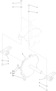 3-Tooth Grinder Wheel Assembly Diagram and Parts List for 22600HD 400000000 - 401999999 Toro Stump Grinder