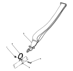 Shoulder Harness (Optional) Diagram and Parts List for 51641 6000001 - 6999999 Toro Trimmer