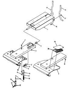 Frame Assembly Diagram and Parts List for R3-12B602 2000001 - 2999999 Toro Lawn Tractor