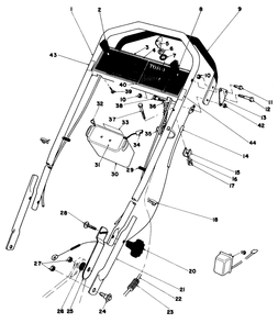 Part Location Diagram of 38-1192 Toro DISCONTINUED
