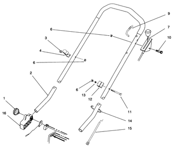 Part Location Diagram of 94-4364 Toro Bail-Brake