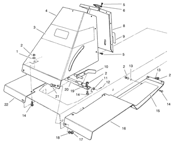 Front Tower Assembly Diagram and Parts List for 70142 79000001 - 79999999 Toro Lawn Tractor