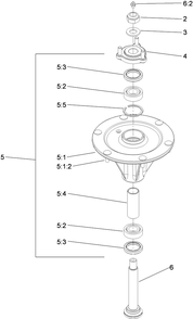 Part Location Diagram of 114-8161 Toro RING-SNAP