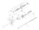 Clutch And Handle Assembly Diagram and Parts List for 53002 890001-895000 - 1998 Toro Trimmer