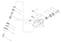 Gearcase Assembly Diagram and Parts List for 53003 890001-895000 - 1998 Toro Trimmer
