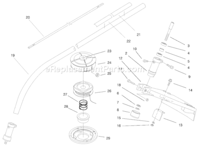 Part Location Diagram of 95-7452 Toro Spool