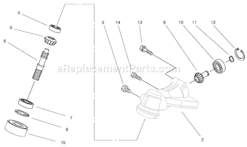 Part Location Diagram of M219205 Toro Bearing