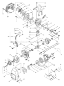 Engine Assembly Diagram and Parts List for 53010 790001-799999 - 1997 Toro Trimmer