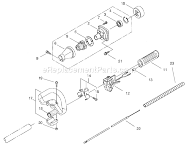 Part Location Diagram of M220061 Toro Assembly - Clutch Case