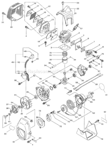 Part Location Diagram of M012487 Toro Washer