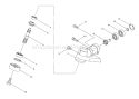 Gearcase Assembly Diagram and Parts List for 53011 790001-799999 - 1997 Toro Trimmer