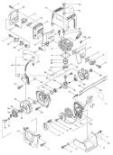 Engine Assembly Diagram and Parts List for 53021 900001-999999 - 1999 Toro Trimmer