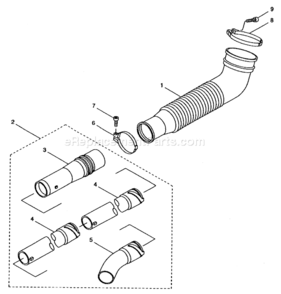 Accessories Assembly Diagram and Parts List for 53047 200000001-2009999992000 Toro Leaf Blower / Vacuum