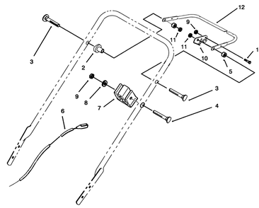 Traction Control Assembly Diagram and Parts List for 20435 49000001 - 49999999 Toro Lawn Mower
