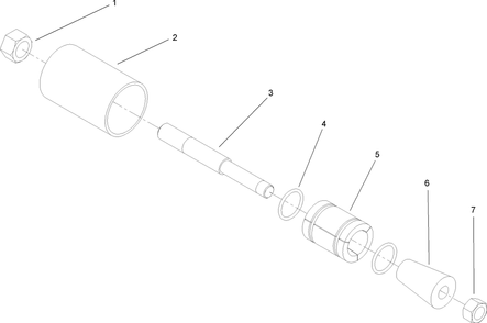 1.5 Inch Puller Assembly No. 100-6290 Diagram and Parts List for 22911 404320000 - 999999999 Toro Lawn Tractor Accessories