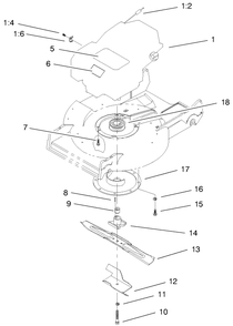 Engine Assembly Diagram and Parts List for 22158 9900001 - 9999999 Toro Lawn Mower