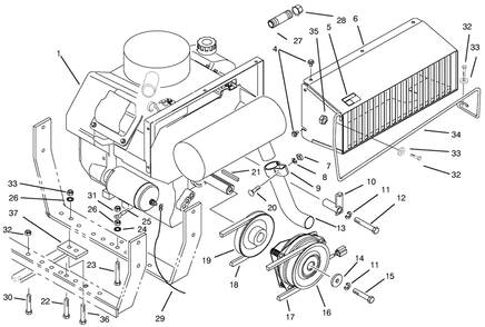 Part Location Diagram of 98-8000 Toro Guard-Tank