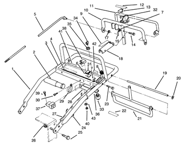 Part Location Diagram of 86-7910 Toro DISCONTINUED