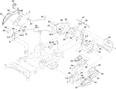 Part Location Diagram of 161-6763 Toro DECAL-HITCH
