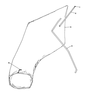 Giant Bagging Kit No. 29-9750 (Optional) Diagram and Parts List for 16785 8000001 - 8007011 Toro Lawn Mower