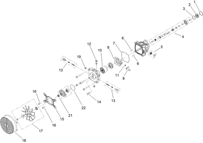 Pump Assembly Diagram and Parts List for 78601 400000000-999999999 Toro Lawn Mower