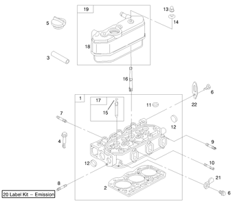 Engine Assembly (Serial No. 99000001 & Up)(Model 73552) Engine Assembly (Serial No. 99001001 & Up)(Model 73590) Diagram and Parts List for 73552 9900001 - 9999999 Toro Lawn Tractor