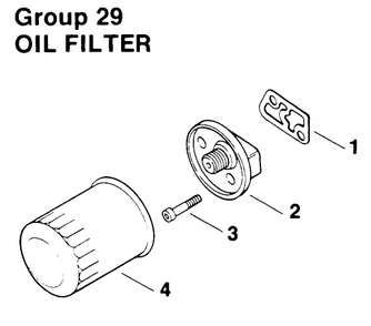 Oil Filter-Engine Kohler Model No. Mv16s-Type Ps56519 Diagram and Parts List for 30180 490731 - 499999 Toro Lawn Tractor Accessories