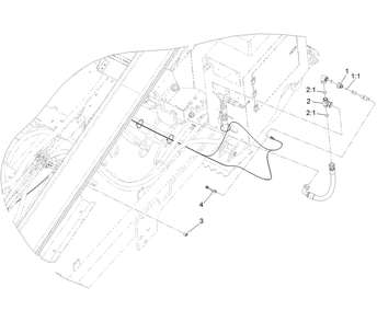 Part Location Diagram of 340-152 Toro Cap-Hyd