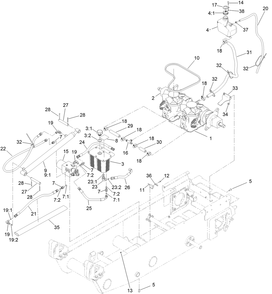 Part Location Diagram of 138-7157 Toro Belt And Spring Kit