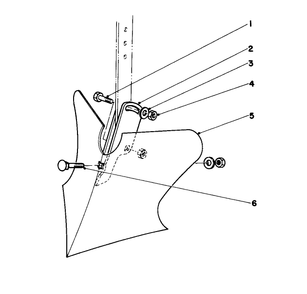 8" Furrowing Tool Model No. 59008 (Optional) Diagram and Parts List for 58226 1000001 - 1999999 Toro Tiller