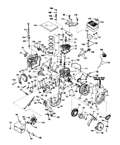 Engine Tecumseh Model Hs50-67259f Diagram and Parts List for 38056 7000001 - 7999999 Toro Snow Blower