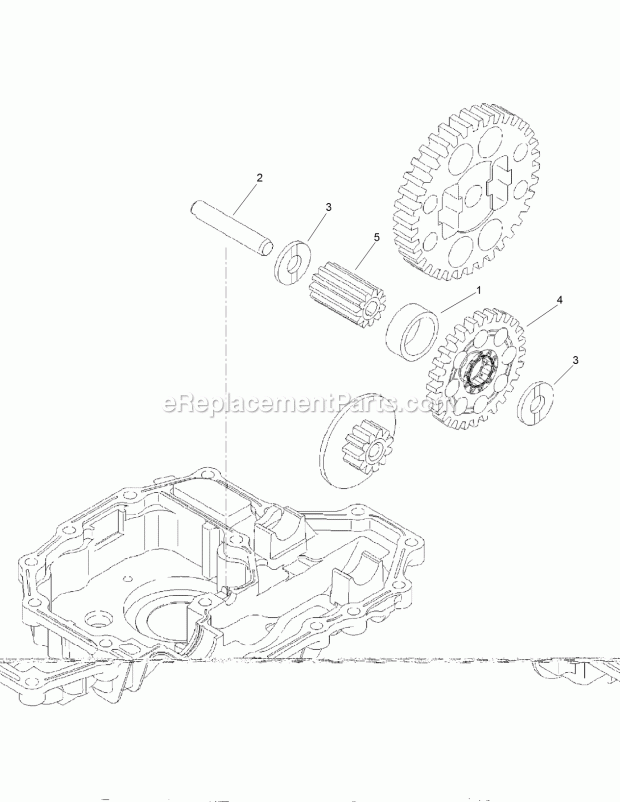 Final Pinion Assembly Transmission Assembly N Diagram and Parts List for 74585 316000001-316999999 Toro Lawn Mower