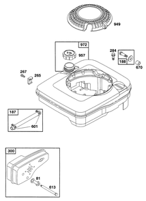 Engine Model 122702-0182-01 Diagram and Parts List for 20906B 1000001 - 1999999 Toro Lawn Mower
