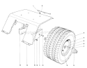 Part Location Diagram of 7-5330 Toro Rear Wheel Assembly