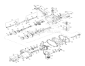 Transaxle Model No. 615 Parts List Diagram and Parts List for 55051 0000001-0999999 - 1970 Toro Lawn Tractor