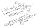 Transaxle Peerless Model No. 615 Assembly Diagram and Parts List for 55055 1000001-1999999 - 1971 Toro Lawn Tractor