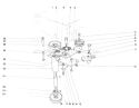 940 Power Takeoff Assembly Diagram and Parts List for 55150 9000001-9999999 - 1969 Toro Lawn Tractor
