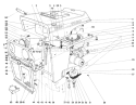 Hood And Engine Assembly Diagram and Parts List for 55152 0000001-0999999 - 1970 Toro Lawn Tractor