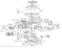 Model 190707-0626 Engine Assembly (electric Start) Briggs & Stratton Diagram and Parts List for 55256 1000001-1999999 - 1971 Toro Lawn Tractor