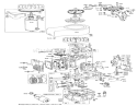 Model 191707-0124 Engine Assembly (electric Start) Briggs & Stratton Diagram and Parts List for 55256 1000001-1999999 - 1971 Toro Lawn Tractor