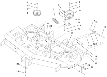 Part Location Diagram of E804510 Toro DISCONTINUED