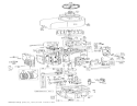 Model 190707-0626 Engine Assembly (electric Start) Briggs & Stratton Diagram and Parts List for 55275 2000001-2999999 - 1972 Toro Lawn Tractor
