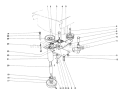 Power Take-Off Assembly Diagram and Parts List for 55275 2000001-2999999 - 1972 Toro Lawn Tractor