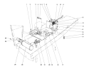 Exhaust Assembly Diagram and Parts List for 55275 2000001-2999999 - 1972 Toro Lawn Tractor