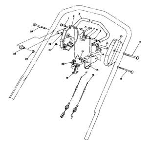 Traction Control Assembly Diagram and Parts List for 26624C 9000001 - 9999999 Toro Lawn Mower