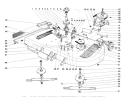 42" Mower Deck Assembly Diagram and Parts List for 55402 0000001-0999999 - 1970 Toro Lawn Tractor